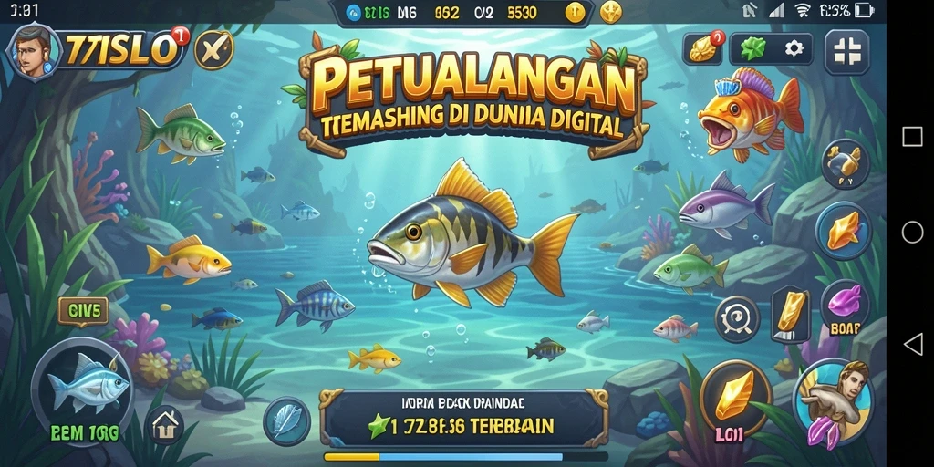 Tampilan gameplay memancing yang menarik di 171SLOT.