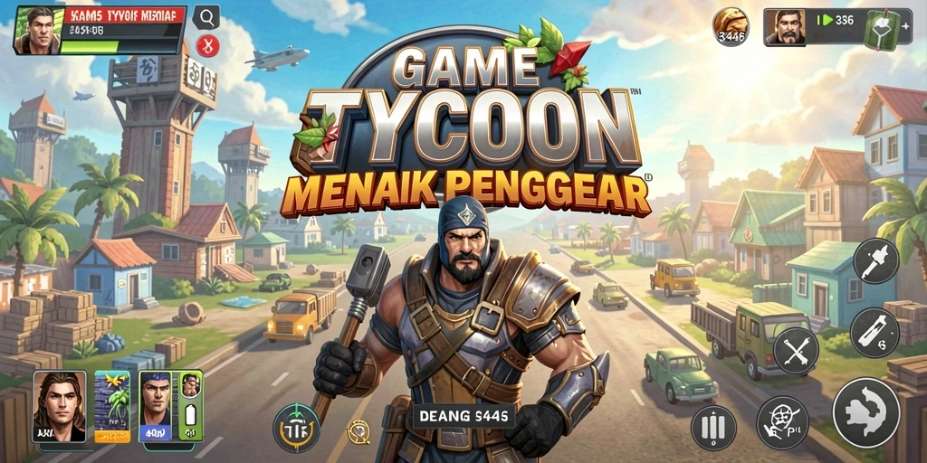 Tampilan menakjubkan dari gameplay Tycoon dalam 3446.