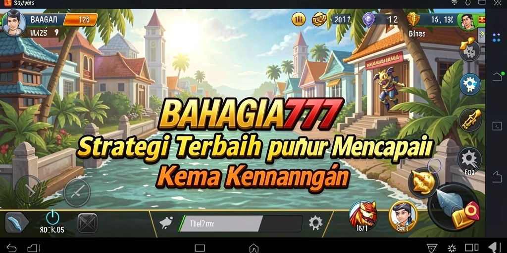 Gameplay seru menampilkan pertarungan strategis di BAHAGIA777.