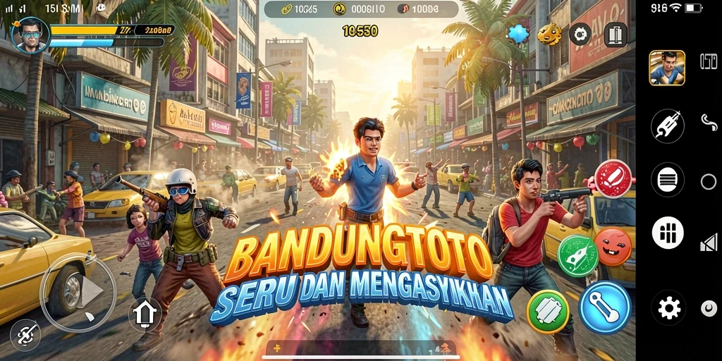 Tampilan gameplay seru dan menantang dari BANDUNGTOTO.