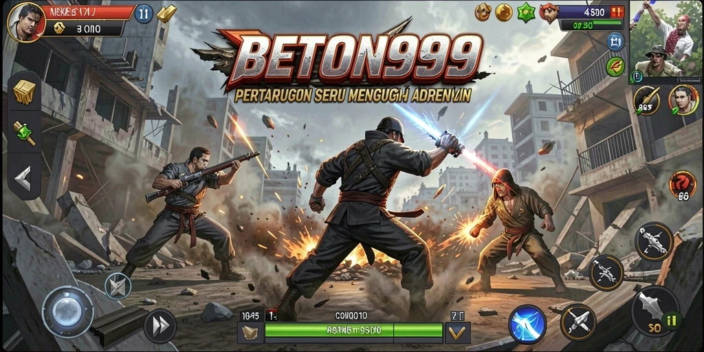 Gameplay intens di arena pertarungan BETON999 yang mendebarkan.