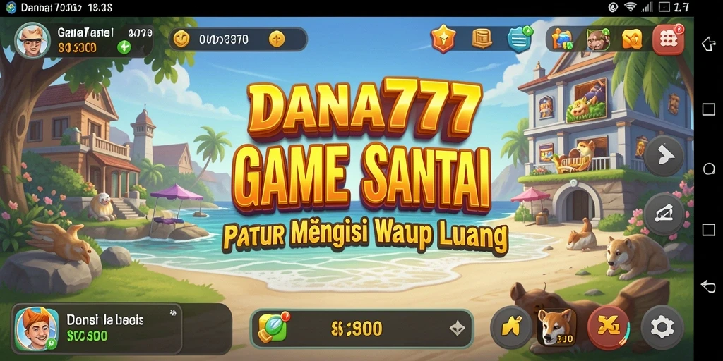 Tampilan gameplay DANA777 yang seru dan interaktif.