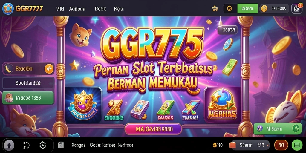 Tampilan gameplay menarik dari permainan Slot GGR7777.
