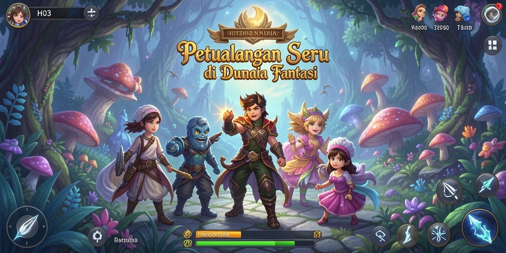 Tampilan gameplay H03 yang mendebarkan di dunia petualangan.