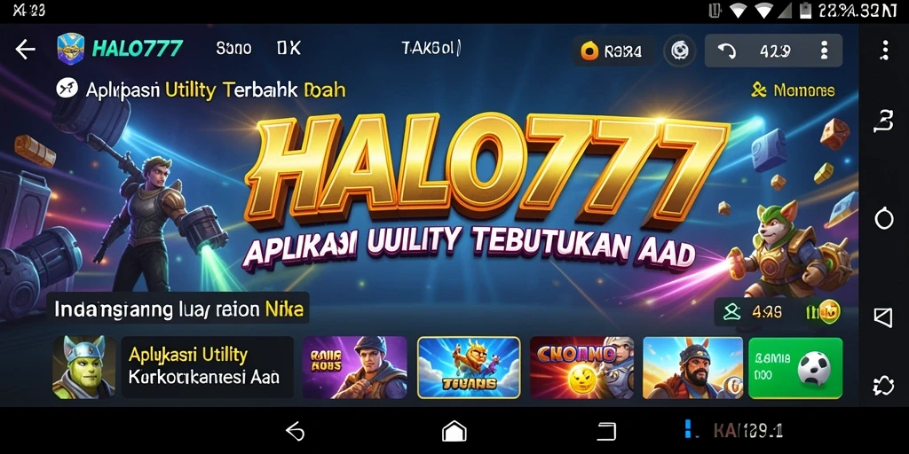 Tampilan intuitif dan fitur bermanfaat dari HALO777.