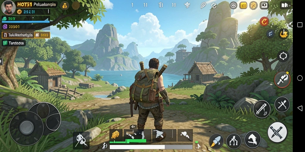Gameplay seru di dunia terbuka HOT51 yang penuh petualangan.
