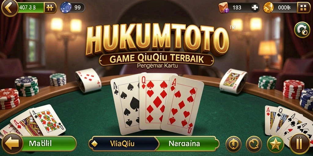 Gameplay seru dalam HUKUMTOTO dengan karakter kartu yang menarik.