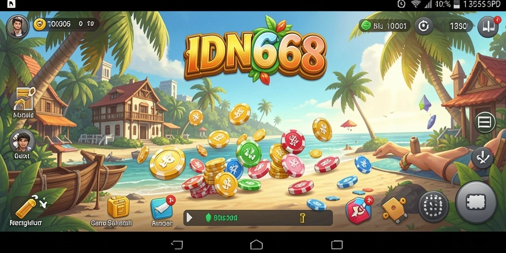 Screenshot gameplay IDN668 yang menampilkan momen seru saat bermain.