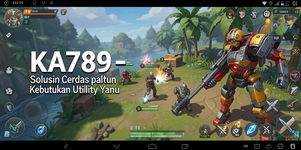Tampilan antarmuka aplikasi KA789 yang modern dan fungsional.