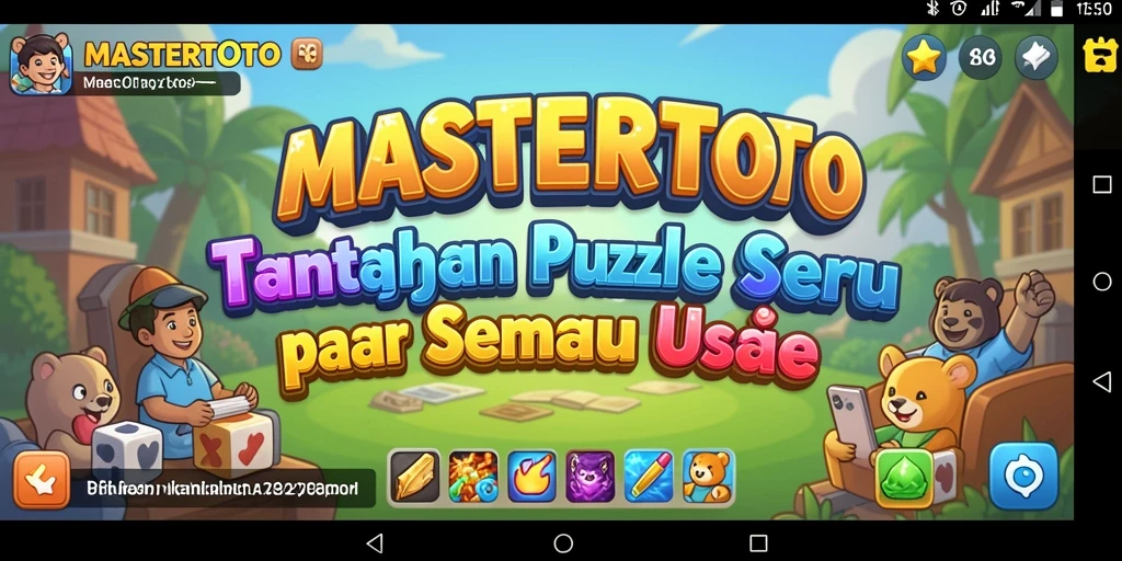 Tampilan gameplay MASTERTOTO yang menantang dan penuh warna.