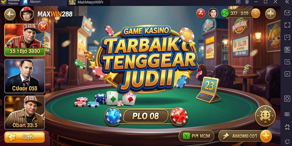 Tampilan gameplay MAXWIN288 yang menarik dan mendebarkan dalam dunia Kasino.