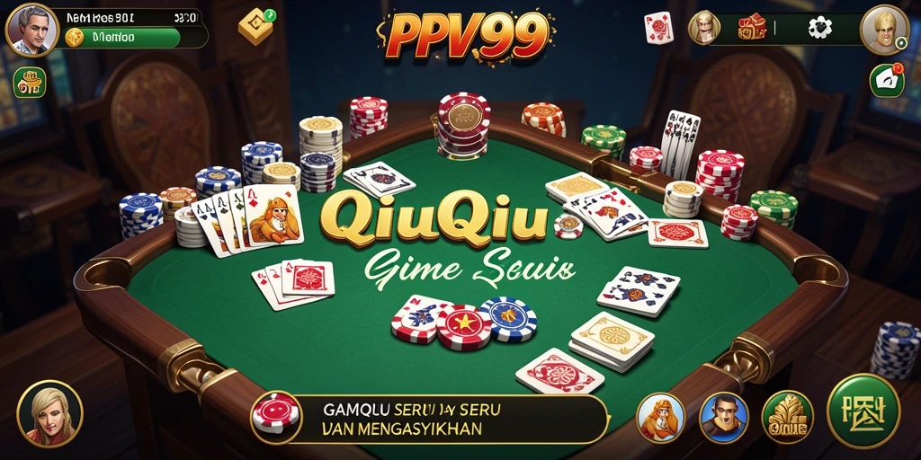 Tangkapan layar gameplay PPV99 yang mendebarkan dalam permainan QiuQiu.