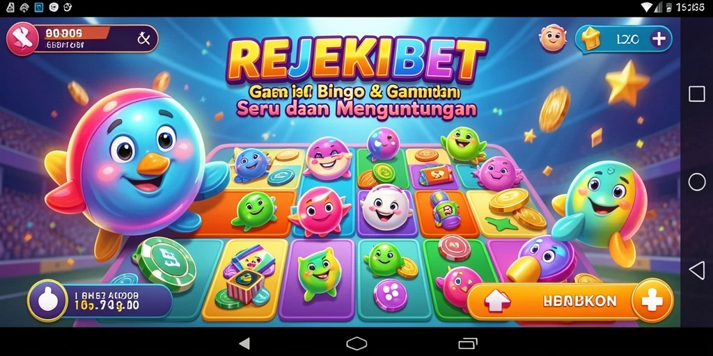 Tampilan gameplay seru dari REJEKIBET yang menghibur.