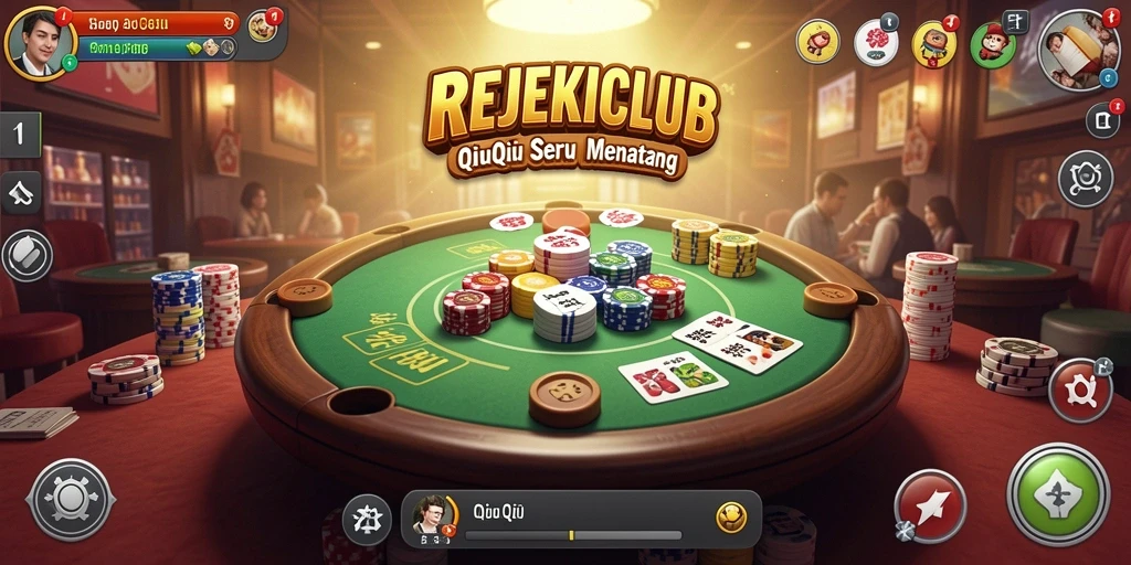 Screenshot gameplay QiuQiu di REJEKICLUB yang seru dan menarik.