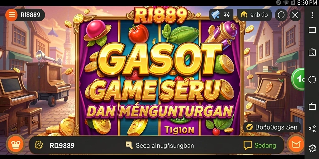Tampilan gameplay menarik dari game Slot RI889.