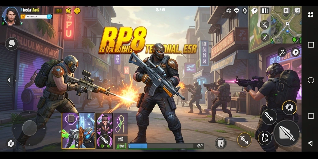Tampilan gameplay RP8 yang memukau dan mendalam.
