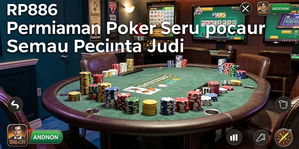 Gameplay Poker yang seru dan menantang di RP886.