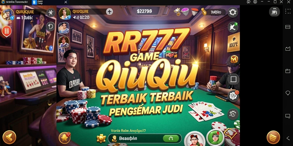 Tampilan gameplay QiuQiu yang menarik dan interaktif.
