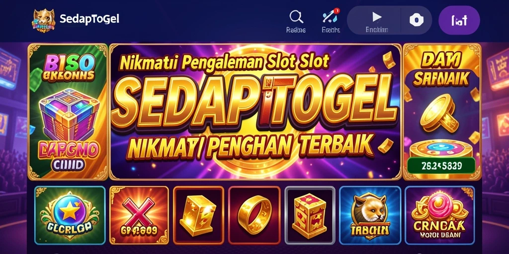 Gameplay menarik SEDAPTOGEL dengan grafis menawan.