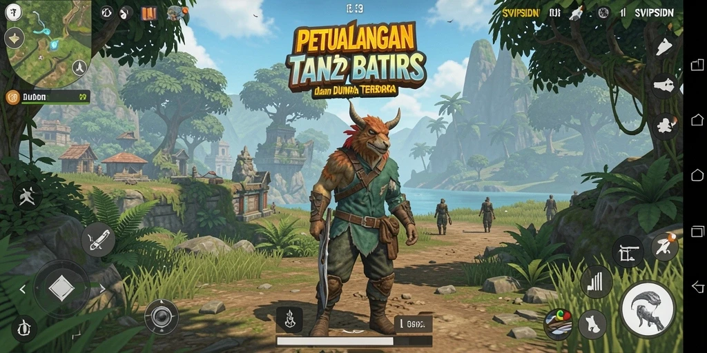 Menampilkan aksi seru dalam dunia terbuka SVIPSIDN.